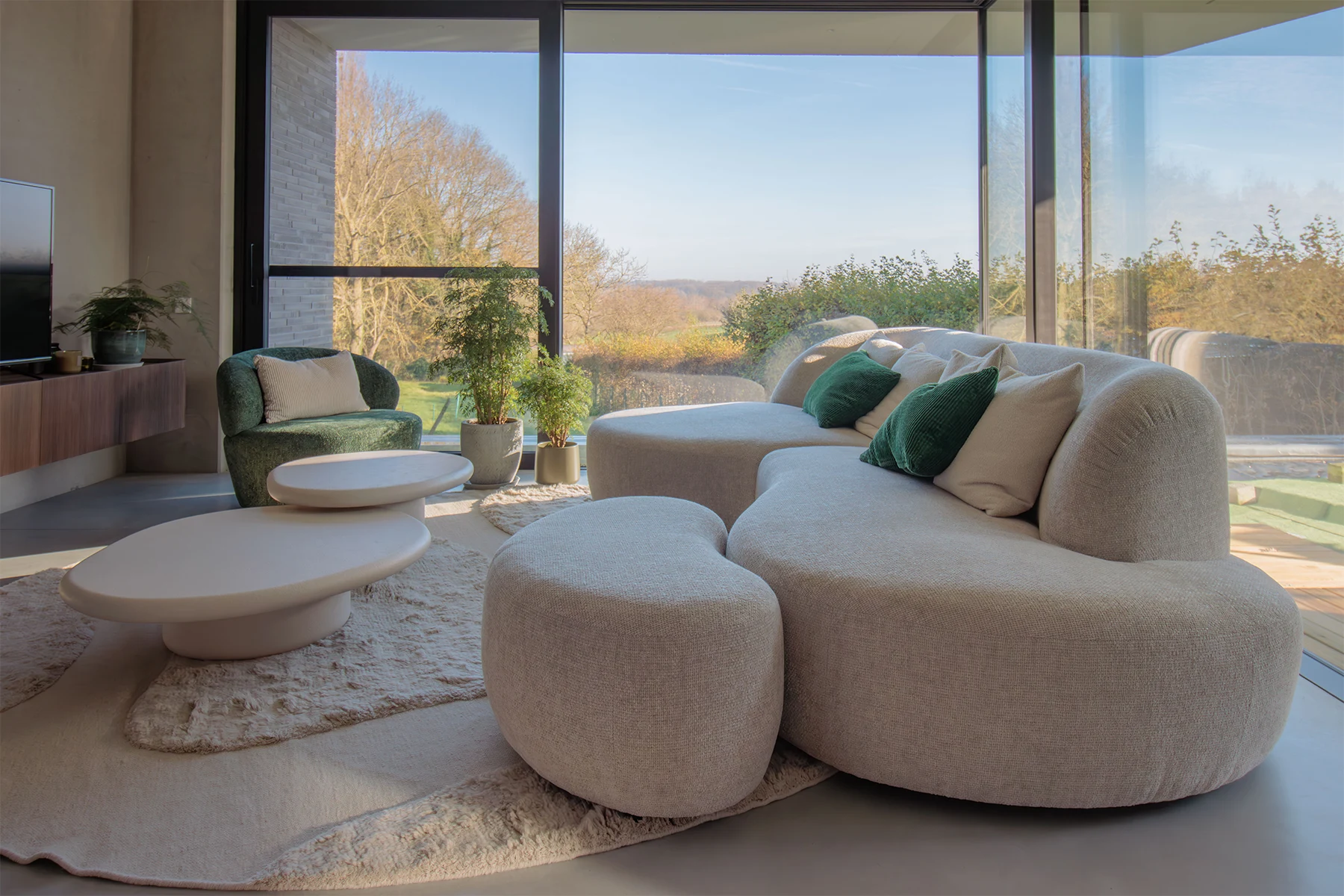 Architectuur woonkamer
