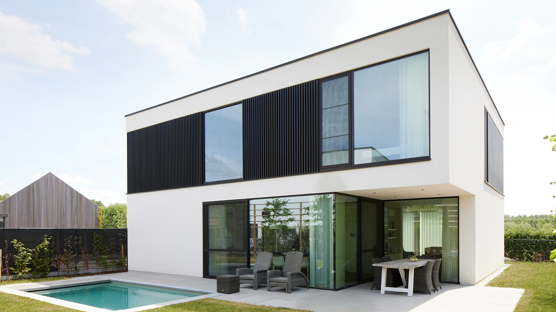 Woning in Asse achterkant
